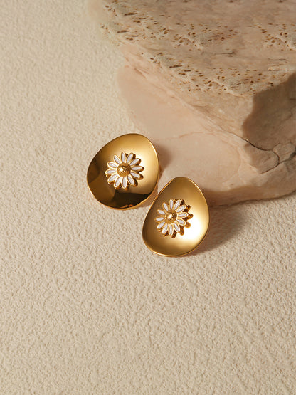 Daisy Stud Earrings - 1471